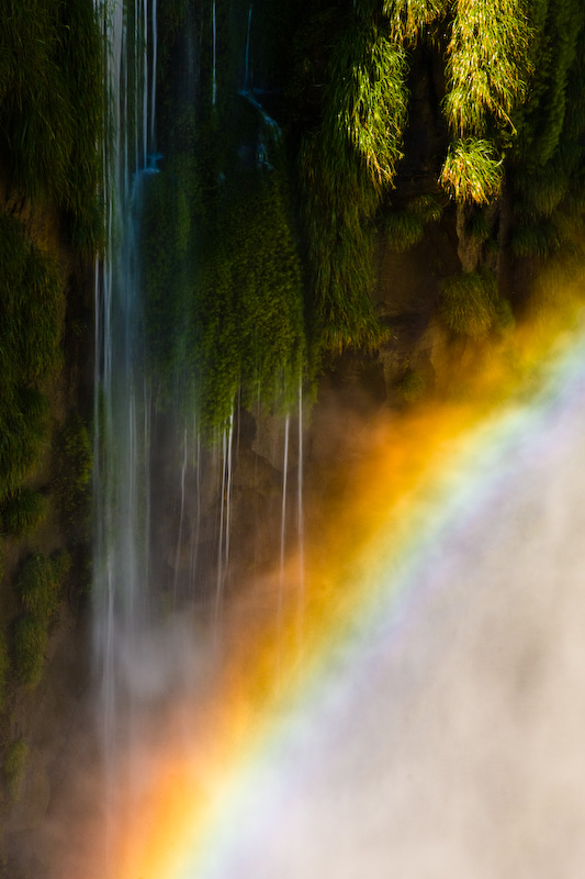 Rainbow And Iguazú Falls
